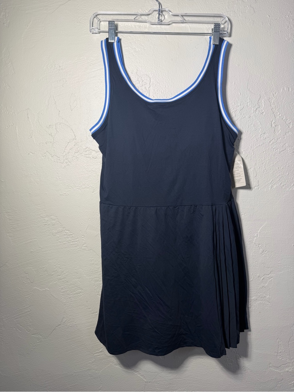 all in motion Navy Athletic Dress with Blue and White Trim